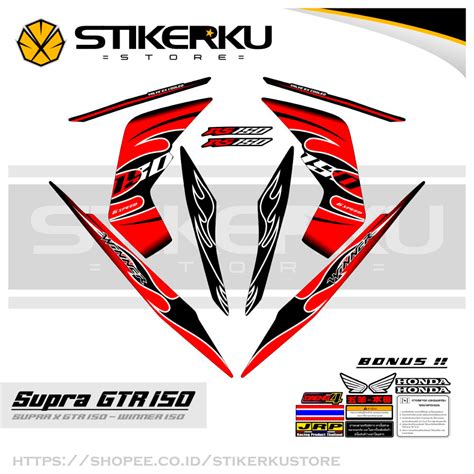 Jual Stripping Supra Gtr 150 Honda Winner 150 Stiker Gtr Gtr150