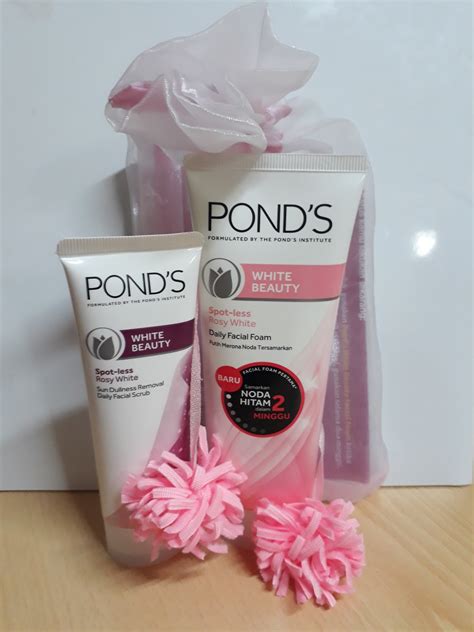 Review Pengalaman Menggunakan Pond S White Beauty Spot Less Rosy White