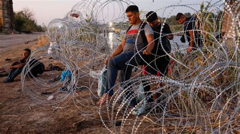 Biden Admin Temporarily Stopped From Removing Razor Wire Placed Along