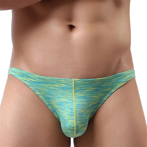 New Modal Sexy Men Underwear Bulge Pouch Briefs Thongs Low Waist G String Briefs Bikini Cotton