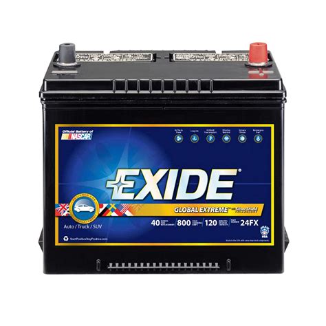 Exide SPRINTER 12 Volts Lead Acid 6 Cell 34 Group Size 800 Cold