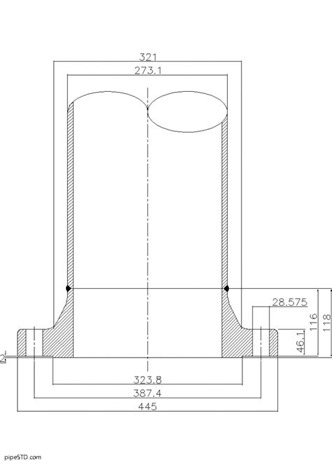 Welding Neck Flange Class 300 10 Inch Pipe Dimension And Piping Information