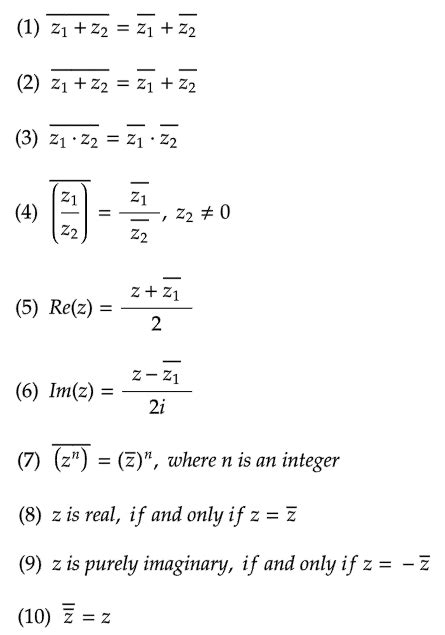 Conjugate Of A Complex Number