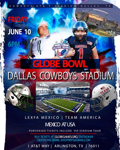 Dallas Cowboys Stadium Globe Bowl - Globe Games by SPIRAL