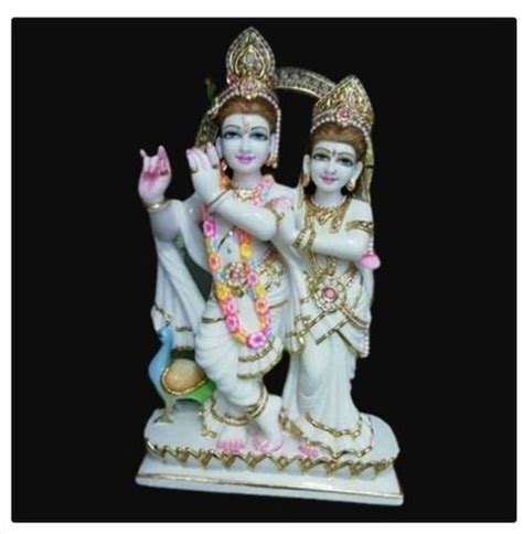 Durable White Marble Radha Krishna Statue At Best Price In Jaipur