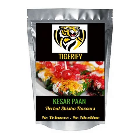 Tigerify Shisha Hookah Herbal Kesar Paan Flavour 25grams At Rs 99 Piece