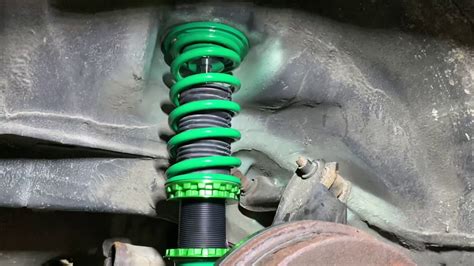 Installing New Tein Rear Coilovers In A 1996 Honda Civic Hatchback