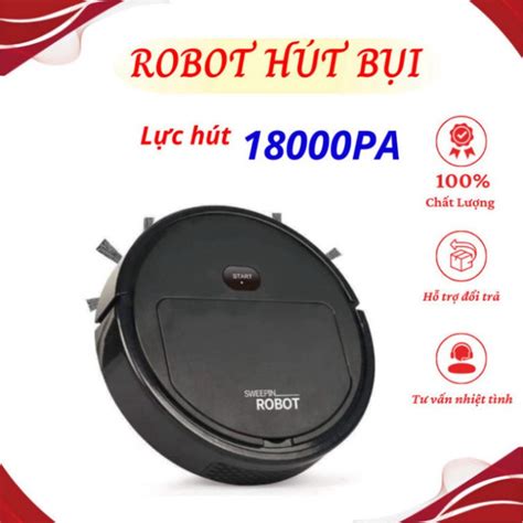 Robot quét nhà hút bụi lau nhà thông minh Máy Hút Bụi đa chức năng giá rẻ HOT Shopee Việt Nam