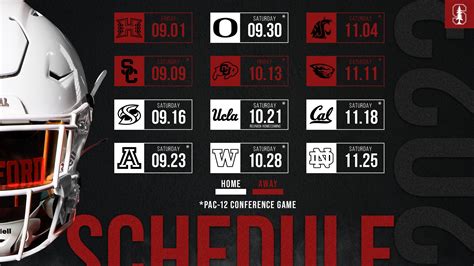 2023 Schedule Unveiled - Stanford Cardinal - Official Athletics Website