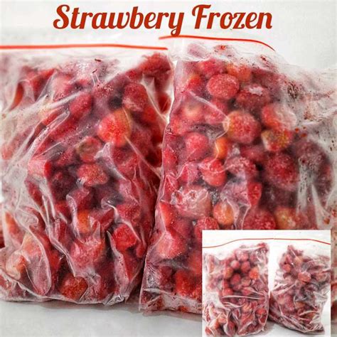 Jual Frozen Strawberry Strawberry Beku Strawberries Buah Beku 1kg