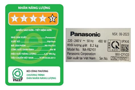 Máy giặt Panasonic 8 2 kg NA F82Y01DRV