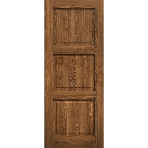 Sartodoors In X In Cognac Oak Color Solid Wood Slab With