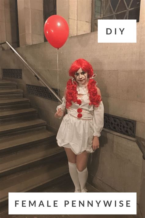 Diy Female Pennywise It Costume Bright Shadows