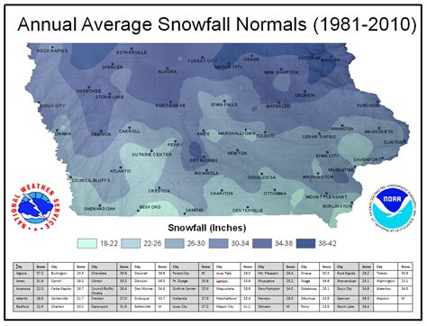 Iowa Climate Normals Maps