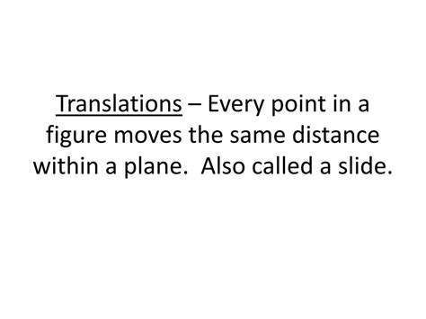 Ppt Transformations Translations Reflections Rotations Powerpoint Presentation Id 2572004