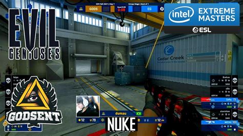 Evil Geniuses Vs Godsent Map Nuke Highlights Iem Fall