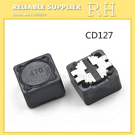 Lote De 20 Inductores De Potencia SMD CD127 12x12x7MM 2 2UH 3 3UH 4 7UH