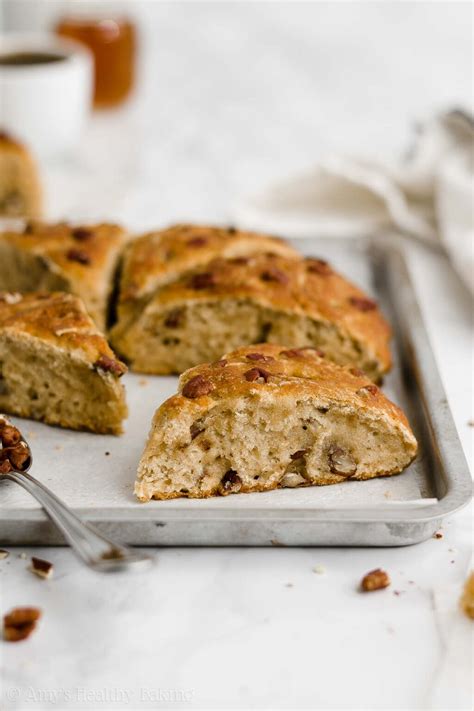 Easy Pecan Scones (Healthy Recipe!) | Amy's Healthy Baking