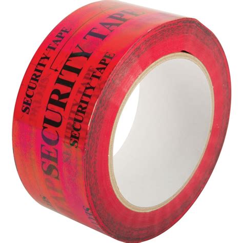 Shop Southgate Adpac Tamper Evident Red Security Tape 48mm X 50m