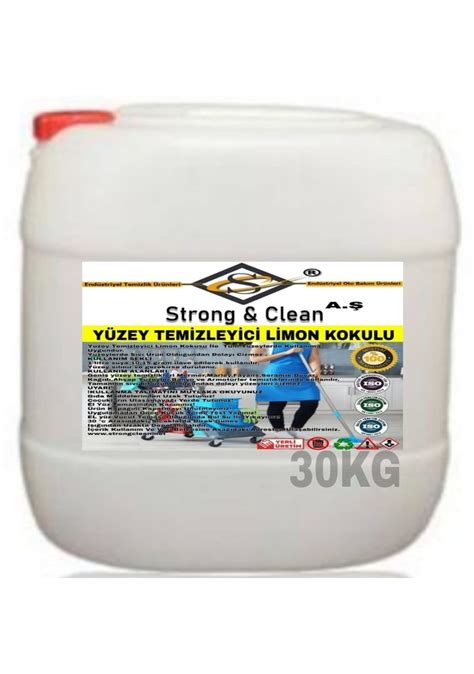 Strong Clean Profesyonel Y Zey Temizleyici Limon Kokulu Kg Fiyatlar