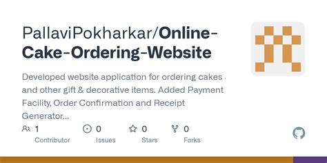 GitHub PallaviPokharkar Online Cake Ordering Website Developed