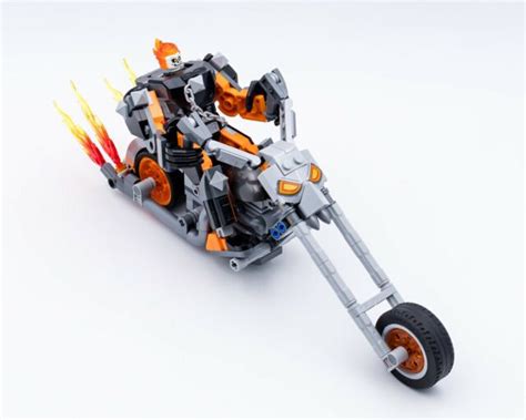 Review Lego Marvel Ghost Rider Mech Bike Hellobricks