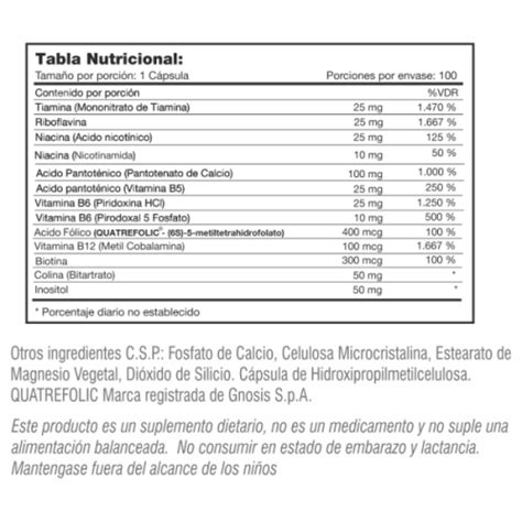 B formula La Farmacia Biológica