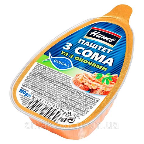 Паштет Hame З Сома З Зеленню, 100 Г — Купить Недорого на Bigl.ua ...