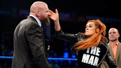 Becky Lynch Slaps Triple H Photos WWE