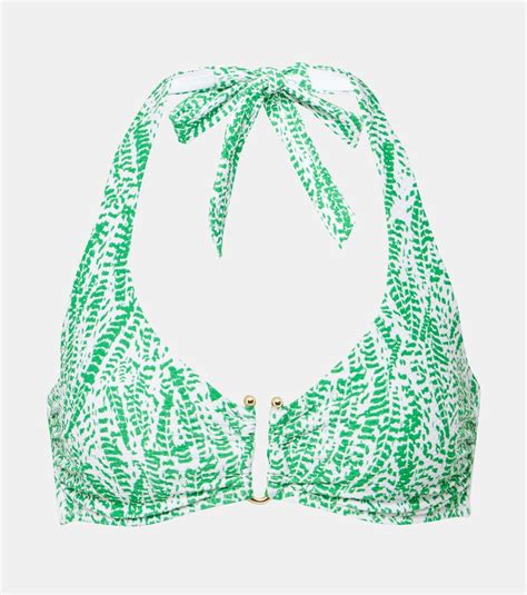 Heidi Klein Forte Dei Marmi Printed Bikini Top Heidi Klein