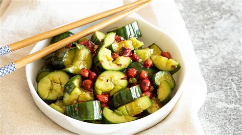 Smashed Asian Cucumber Salad Super Quick Super Fun Youtube