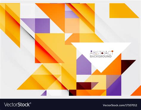 Triangle pattern design background Royalty Free Vector Image