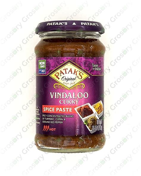 Patak S Vindaloo Curry Paste Oz Grosury