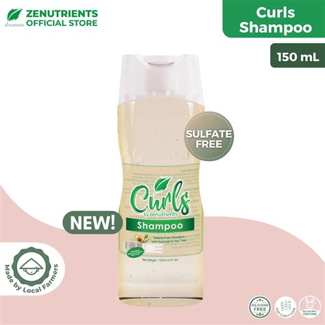 New Curls By Zenutrients Avocado And Tea Tree Sulfate Free Shampoo 150ml Cgm Curly Girl Method