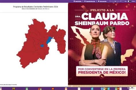 Mapa político del Edomex se pinta de guinda arrasa Morena en