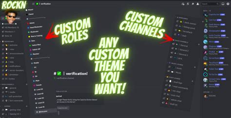 Create The Best Custom Discord Server For Your Community By Rockn Fiverr