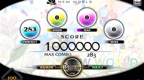 Cytus Chapter 4 New World Easy Million Master TP 100 YouTube