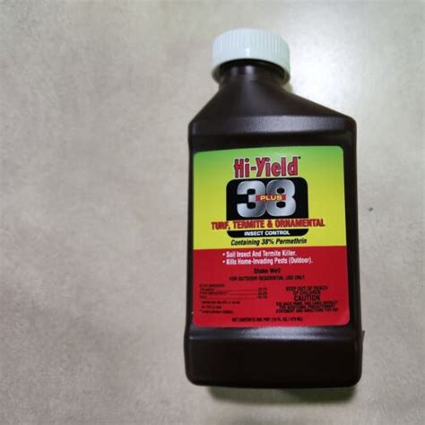 Hi Yield 38 Plus Permethrin Insecticide Termites Boxelder Bugs Ants 16 Oz Kill Ebay