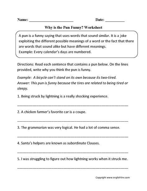 19 7th Grade Figurative Language Worksheet