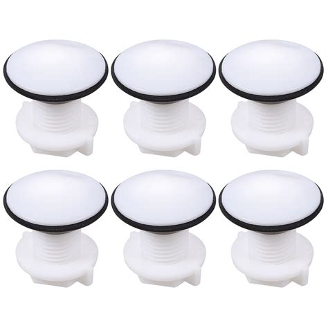 6pcs Simple Sink Stopper Drain Stoppers Plugs Faucet Hole Plug Water