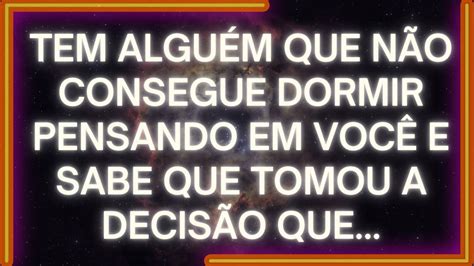 MENSAGEM dos Anjos Tem Alguém QUE NÃO CONSEGUE DORMIR Pensando Em Você