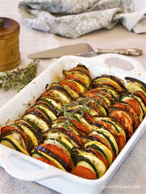 Provençal Vegetable Tian Recipe - Great Eight Friends