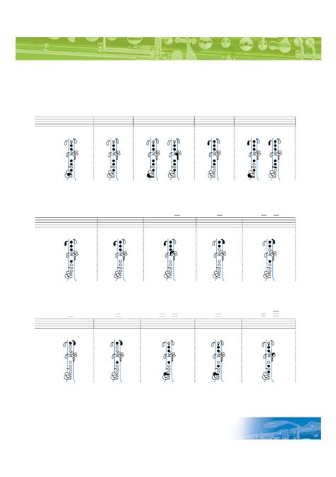 Oboe Fingering Chart Example Free Download