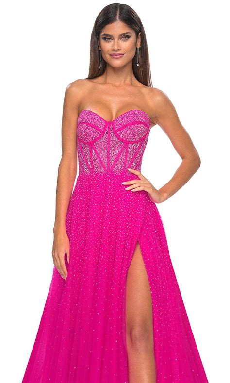 La Femme Prom Dresses Couture Candy