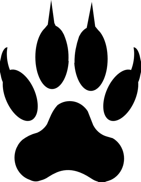 Panda Paw Print Image - ClipArt Best