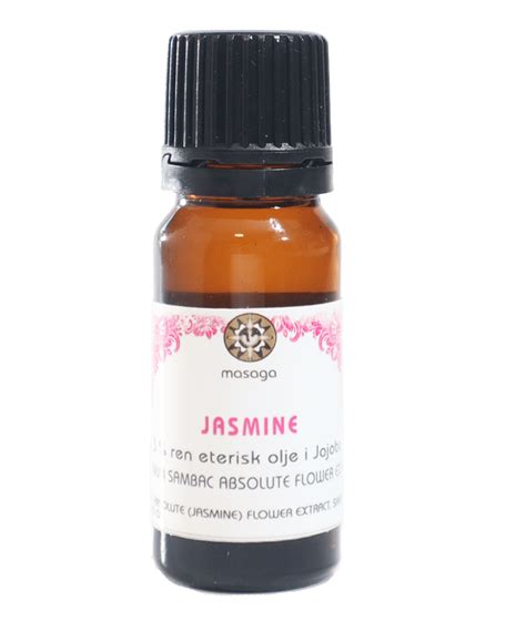 Jasmin Eterisk Olje 3 I Jojobaolje 10ml Masaga No