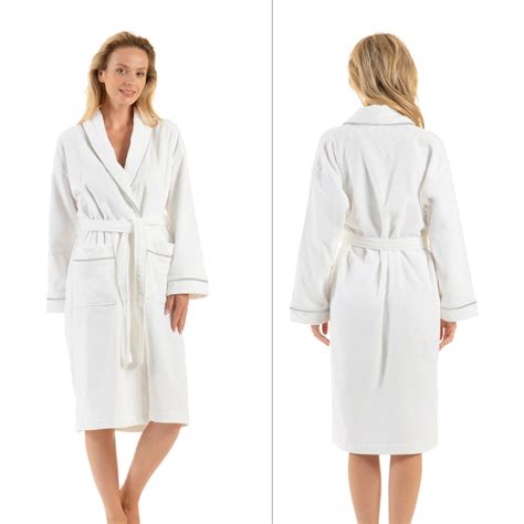 English Home 100 Turkish Cotton Terry Towelling Bathrobe Absorbent