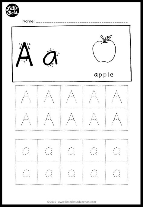 Alphabet Tracing Activities Letter A To Z