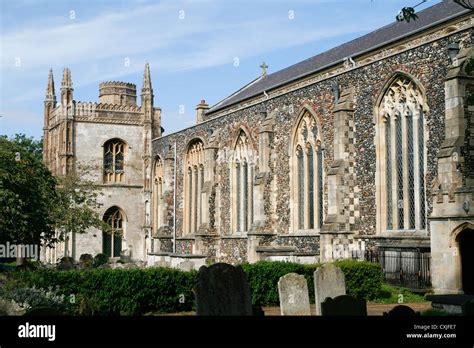 St Michaels Church Beccles Suffolk England High Resolution Stock