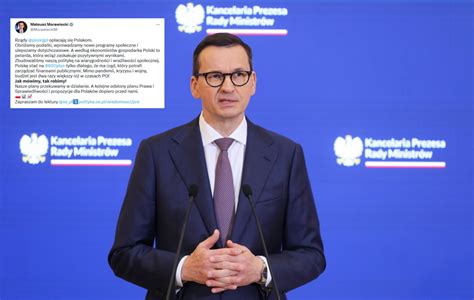 Premier Morawiecki Nasze rządy opłacają się Polakom